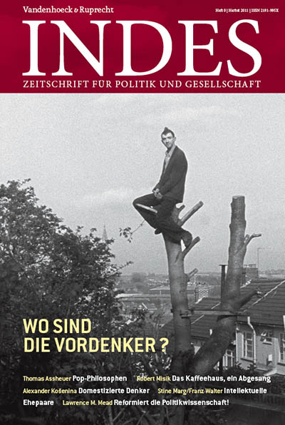 Cover INDES-Ausgabe »Wo sind die Vordenker?«